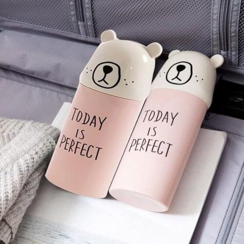 Cartoon Bear Toothbrush Holder Toothbrush Box Portable Toothpaste Toothbrush Storage Box Toothpaste Travel Toothbrush