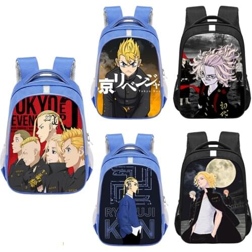Anime Tokyo Swastika Avenger Backpack Kids Anime Bookbag Backpack Teenager Girl Manga Schoolbag Mochilas
