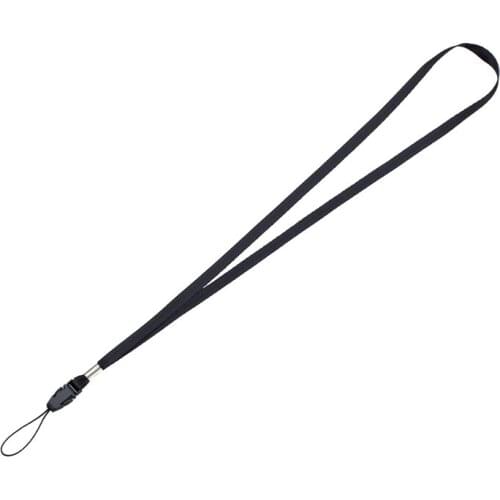 HFES 10x Black Lanyard Neck Strap For ID Pass Card Badge / Mobile Phone Holder