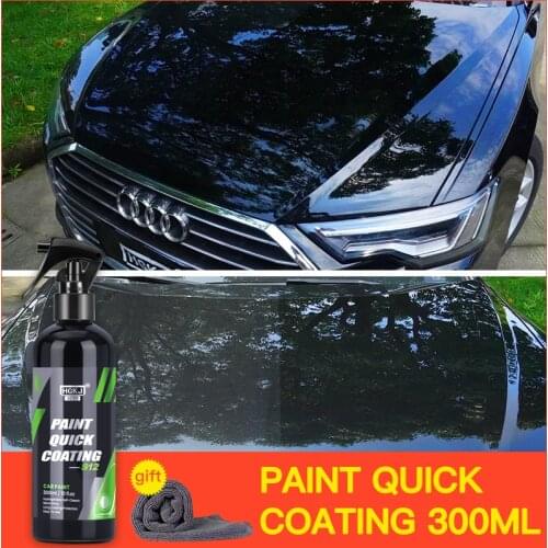 HGKJ 300ML Paint Quick Ceramic Car Coating Protective Paint Anti-Scratch Oleophobic Hydrophobic Spray Wax for Auto Accessoires