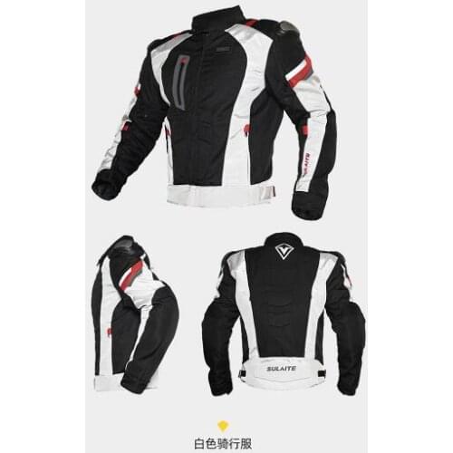 SULAITE Motocross Motorcycle Rally Rider Jacket Fall/Winter Mens Cycling Jersey 1pcs