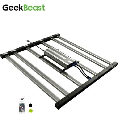 Average Light GeeK Beast Pro 630w Samsung Lm301h Quantum Led Grow lights For Indoor Plants