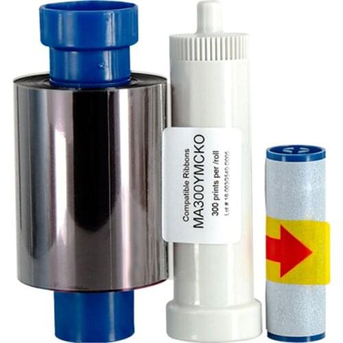 New Printer Ribbon YMCKO Ribbons For Magicard MA300 Ribbon Printers 300 prints