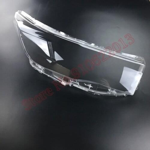 For Toyota Highlander Car Front Headlight Cover Lens Glass Transparent Lampshade Bright Head Light Caps Lamp Shell 2015-2017