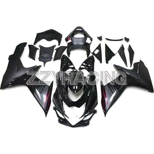 Full Motorcycle Fairings Kit for Suzuki GSXR600 GSXR750 K11 2011 2012 2013 2014 2015 2016 ABS Plastic Body Work Black Grey Cover