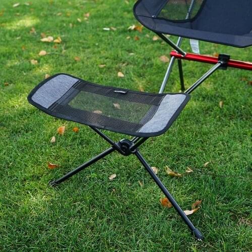 Portable Outdoor Folding Chair Footrest Recliner Lazy Foot Drag Retractable Extension Leg Stool Moon Chair Kit Accessories