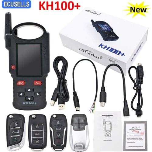 LONSDOR KH100+ Hand-Held Remote Key Programmer Latest Handheld Device Update Version of KH100