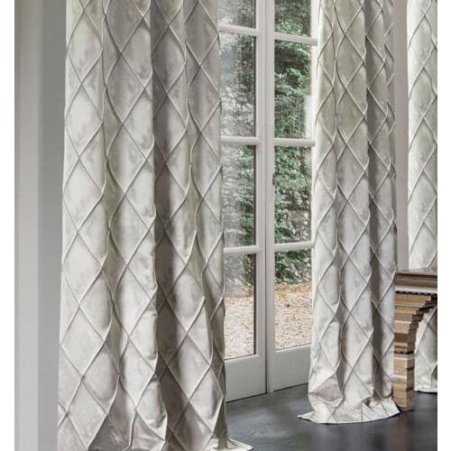 Nordic simple modern light luxury wind shading curtains high-grade living room bedroom model room curtains