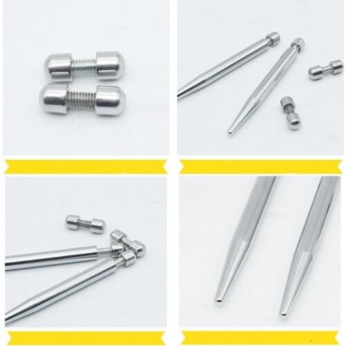 Pen tip double head nail photo album nail Glass Nail Acrylic advertising nail glass fastener