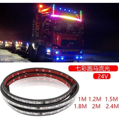 24V truck Car Styling RGB Sequential led strips