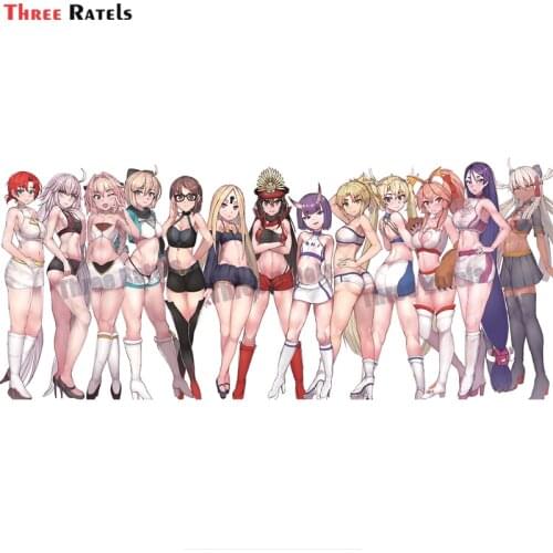 Three Ratels A839 Jeanne D Arc Tamamo Abigail Williams Jeanne D Arc Shuten Douji Art Poster Sticker For Bedroom Wall Decor Decal