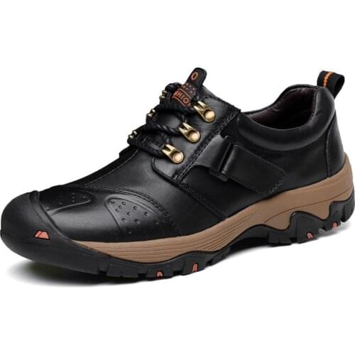 Fashion Leather Men Casual Shoes Business shoes men loafers Moccasins Black Shoes sneakers Men Hiking shoes