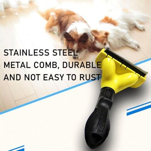 Comfortable Pet Hair Removal Comb Cats Dog Grooming Comb Puppy Kitten Hair Deshedding Trimmer Combs Pets Grooming Tools Comb