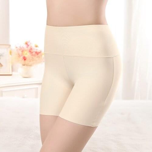 Women Safety Shorts Pants Seamless Nylon High Waist Panties Seamless Soft Women Fitness Yoga High Waisted Shorts