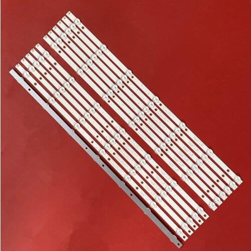 1Set=12PCS LED Strip K550WD7 4708-K550WD-A4213K21 A4213K31 For LE55D8800 H55V8990 UD55H18 55PFF5055/T3 55PUF6001/T3 55PUF6056/T3