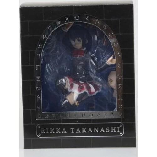 2 Heads Evil Eye Kneeling Takanashi Rikka Sexy with Gun Anime Chu-2 Chuunibyou Demo Koi Ga Shitai Figure Model Toy Gift