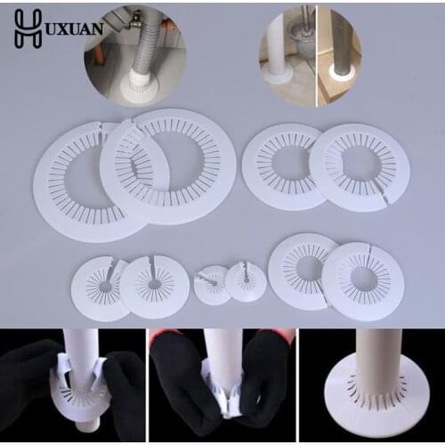 2Pcs/set Wall Hole Duct Cover Shower Faucet Angle Valve Pipe Plug Decoration Cover Pipe Fittings Accessories