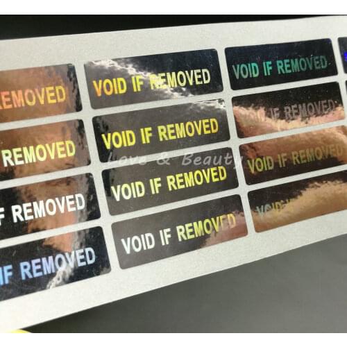 300 Hologram VOID IF REMOVED Security Tamper Evident Warranty Stickers