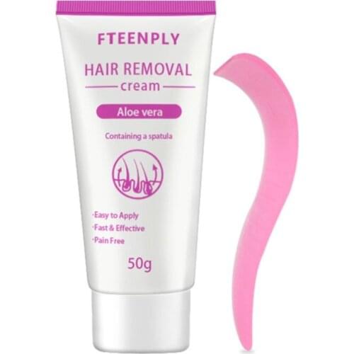 50g Aloe Vera Hair Removal Cream Legs Underarm Armpit Body Care Whitening Nourishing Smooth Skin Repair Loss Depilatory Ointment