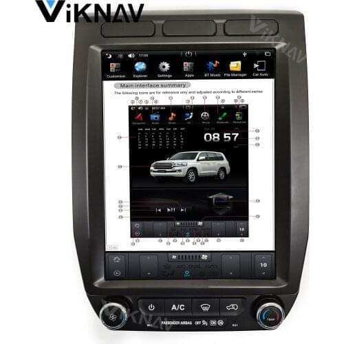 Car gps navigation car video players for ford expedition 2018 2019 2020 android radio tape recorder head unit autoradio hd scree