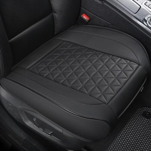 PU Leather Car Seat Cover Waterproof Front Rear Car Seat Cushion Protector Universal Car Chair Pad Mat Auto Accessories