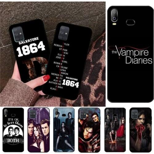 The Vampire Diaries Stefan Damon Salvatore Phone Case For Samsung Galaxy A21S A01 A31 A81 A10 A20E A30 A40 A50 A70 A80 A71 A51