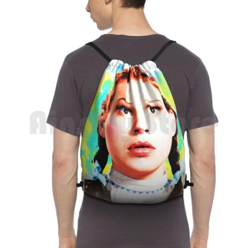 Dorothy Backpack Drawstring Bags Gym Bag Waterproof Dorothy Gale Judy Garland Vintage Hollywood Film Old Hollywood
