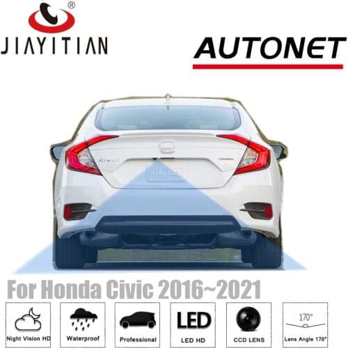 JIAYITIAN factory hole camera For Honda Civic 2016 2017 2018 2019 2020 2021/CCD/Night Vision/Backup Reverse parking camera
