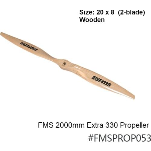 FMS 2000mm 2.0m Extra 330 Propeller Wooden 20x8 inch 2 blade FMSPROP053 RC Airplane Aircraft Model Hobby Plane Spare Parts