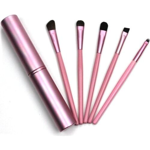5 Pcs/set Eye Makeup Brushes Eye Shadow Eyebrow Brush Cosmetic Makeup Brushes Kit Foundational Maquillage Tools Wholesale