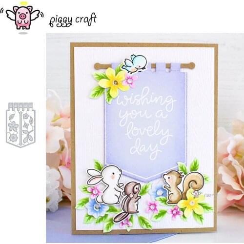 Piggy Craft metal cutting dies cut die mold Knitted board decoration Scrapbook paper craft knife mould blade punch stencils dies