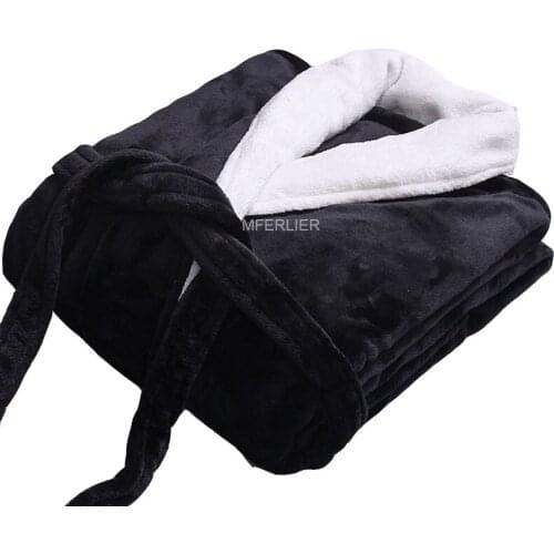 Женские флисовые халаты Mferlier China At AliExpress