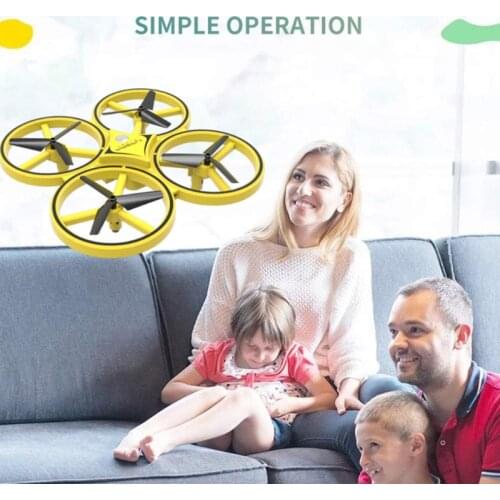 ZF04 RC Drone Mini Infrared Induction Hand Control Drone Altitude Hold 2 Controllers Quadcopter for Kids Toy Gift