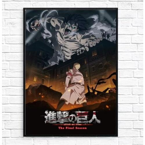 MT203 Attack on Titan Japan Anime Comic Movie new Season Wall Art Picture Canvas Painting Poster Prints Bedroom Home Decor