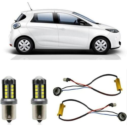 Fog lamps for RENAULT ZOE BFM 2012.6 - Stop lamp Reverse Back up bulb Front Rear Turn Signal error free 2pc