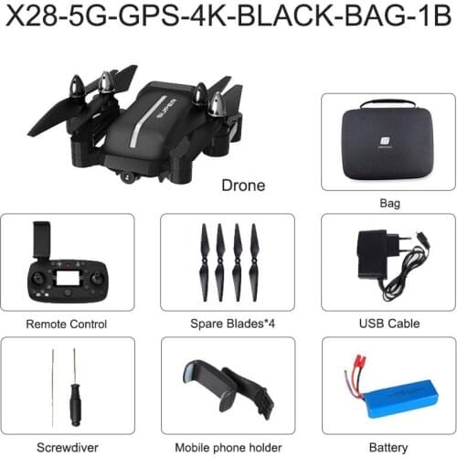 X28 RC Drone Brushless Motor GPS Precise Positioning 4K HD Camera Professional Aerial Photography Foldable Quadcopter