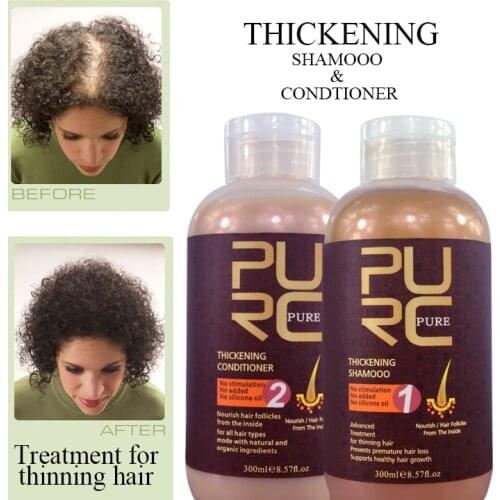 Effect Hair Shampoo And Conditioner For Hair Growth And Hair Loss Prevents Premature Thinning Hair For Men And Women