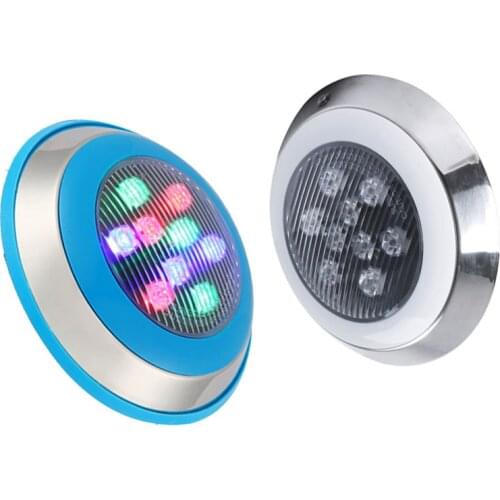 LED Pool Light Underwater 12W 15W 20W 30W 40W 50W Colorful RGB Pool Swimming Pool Wall Light Underwater Remote Control Light