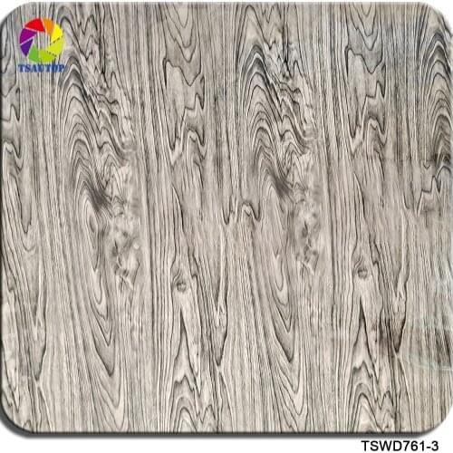 TSAUTOP 1m x 10m Wood Grain Aquaprint Hydrographics Film Immersion Printing Films WDF761-3