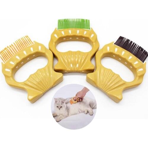 Comfortable Pet Hair Trimmer Comb Elegant Hair Removing Shell Comb Portable Dog Cat Grooming Dressed Hair Comb Grooming Tool