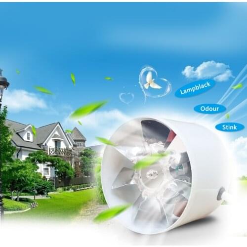 CPDD Duct Booster Vent Fan Cooling Exhaust Exhaust Ventilation Blower Impeller Blades