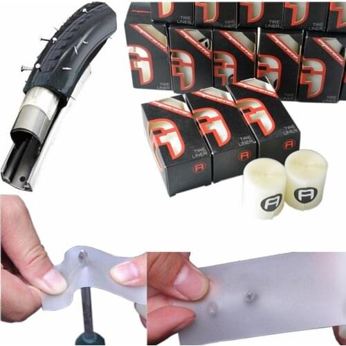 2PCS Bicycle Tyre Liners MTB Road bicycle tire liner Puncture proof 26 27.5 29 700C 24 mountain Bike Tire tyre protection pad