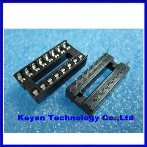 200pcs 16Pin DIP SIP IC Sockets Adaptor Solder Type