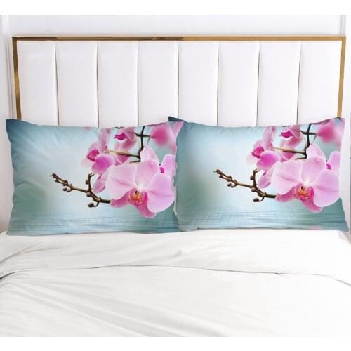 3D Pillowcase Pillow Case Custom 50x70 50x75 70x70cm Decorative Pillow Cover Bedding For Wedding Flowers Drop Ship Home Textile