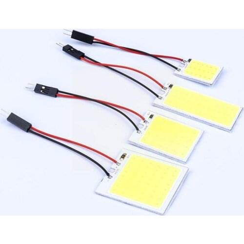 Car reading light LED roof light room light COB 18 SMD 48 36 general flat light 24 T10 U9V9