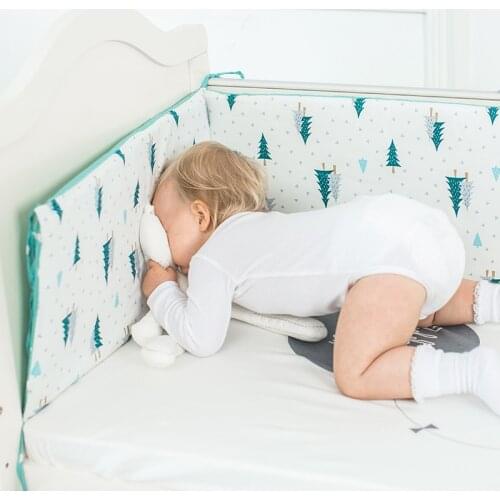 Cushion Bumpers Baby Bed Bumper Crib Around cartoon lovely Guard fence cotton Safety Protection protector newborn toddler bed