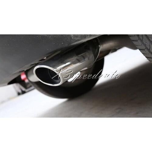 Free Shipping Car Styling Stainless Steel Silver Tail Exhaust Muffler Tip Pipe For Chevrolet Chevy TRAX 2014-2016