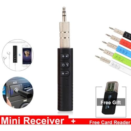 Bluetooth Receiver Wireless Bluetooth Adapter For Bluetooth Speaker Headphones With Microphone Support Calling With 3.5 mm Jack