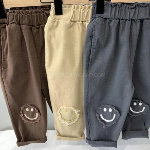 Baby Boys Girls Spring Autumn Panties 2021 New Fall Cute Toddlers Causal Coffee Khaki Trousers Pants