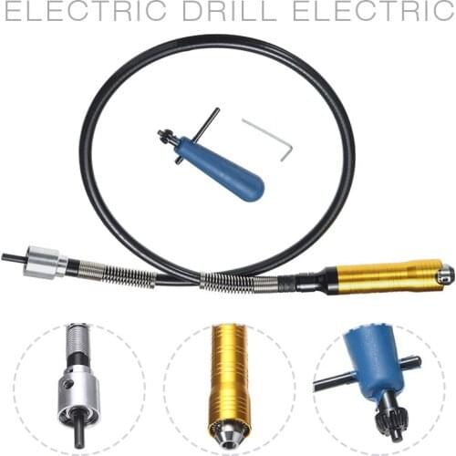 Electric Drill Electric Grinding Rubber Flexible Shaft 6.5mm Handle Chuck Flexible Shaft Replacement Handle For Engraving Grinde